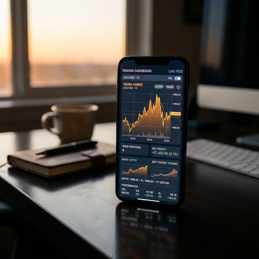 Fonte Capitanca trading platform running on mobile interface